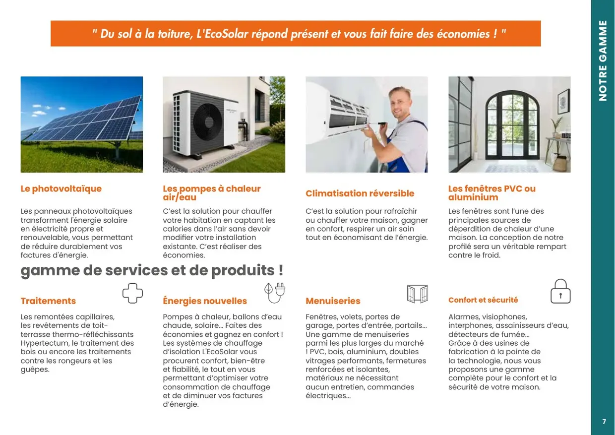 Le catalogue produits, page 11