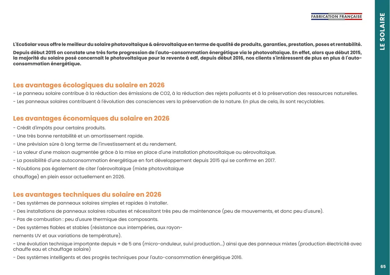 Le catalogue produits, page 69