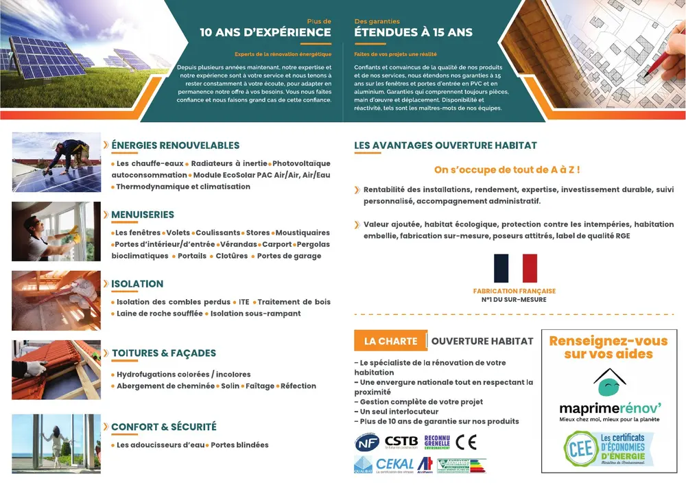 Le dépliant commercial, page 2